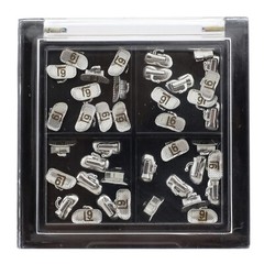 Dental Orthodontic Buccal Tubes 1st 2nd Molar Roth MBT 022 Laser Marked 40pcs