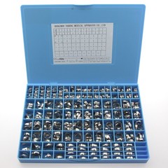 GAC Orthodontic Molar Bands Roth Convertible Double Tubes Lingual Sheath 85 Set