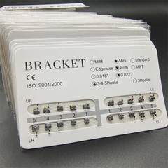 20Pack Dental Orthodontics Metal Braces Bracket Mini Roth 022 345hooks Mesh Base