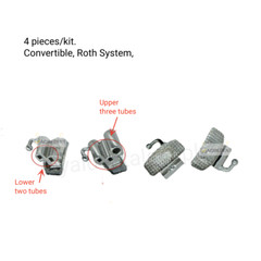 Dental Orthodontic Buccal Tubes 1st Molar Tubes Roth 022 Slot U3/L2 Convertible