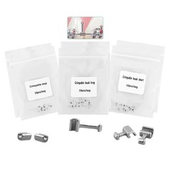 Dental Orthodontic Stainless Steel Crimpable Hooks Stop Short Long Type Wire New