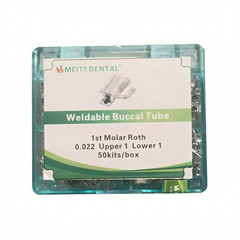 50Sets Dental Orthodontic Roth 022 Buccal Tubes Weldable No-/ Conv For 1st molar