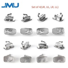 JMU Dental Orthodontic Buccal Tube MBT/Roth 018 022 Monoblock/Mesh Base Bondable