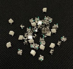 100 Pcs Dental Orthodontic Metal Brackets Mini Roth 022 345 Hooks Braces In Bulk