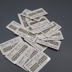 10 Packs Dental Orthodontic Metal Brackets Braces Mini/Standard 018/022Slot Hook