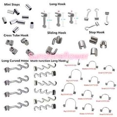 Dental Ortho Lingual Button Bondable Crimpable Hook Torque Spring Long Short Sto