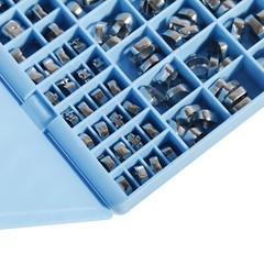 85 Set Dent Orthodontic 1st Molar Bands w/ Convertible Roth 022 Single Tube M!