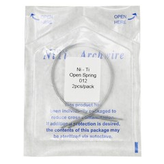 US 5Pack Dental Orthodontic Open Coil Spring NITI Elastic Springs 0.012*180mm