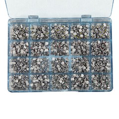 50 Sets Dental Orthodontics Monoblock Brackets Metal MINI Roth.022 345 Hooks