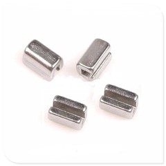 50 Pcs Dental Orthodontic Crimpable Stop Hooks Round Hole Wire Bracket End