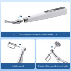 Dental Electric Orthodontic Interproximal Stripping Handpiece+Strips /Brackets