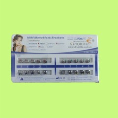 5 Packs Orthodontics Brackets Braces Mini Roth 022 No Hook Mesh Base MIM