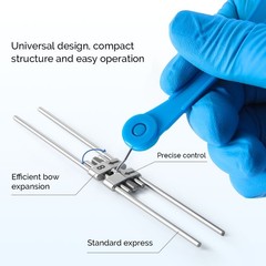 5X Dental Ortho Expansion Screw Hyrax Rapid Palatal Expander 8/11mm + 5pcs Key