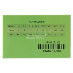 Dental Orthodontic Self- ligating Brackets Mini MBT Roth .022 Hooks 345/3 AZDENT