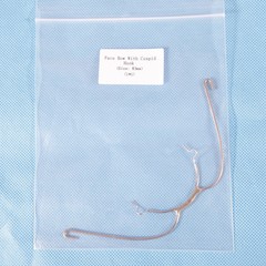 Dental Orthodontic Stainless Steel Hook 6 Sizes Extraoral Face Bow With Cuspid