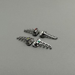 Dental Orthodontic Bondable Tube Molar Roth MBT lst 022 AUX Hole Multifunctional