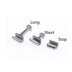 100Pcs Dental Orthodontic Crimpable Hook Long/Medium/Short /Stop Stainless Steel