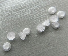 Dental Lingual Buttons Ceramic Mesh Adhesive Clear Aligner Retainer Brace Button