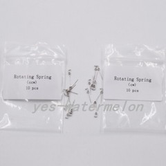 10 Pcs Dental Orthodontic Rotating Spring Square Wire Clockwise/Counterclockwise