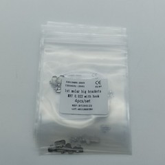10Sets Dental 1st Brackets Molar Wide Big Bracket Orthodontic Roth MBT 022 Hooks