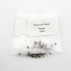 10 Pcs Dental Orthodontic Traction Hook Bondable 3mm Round Type Caplin Hooks
