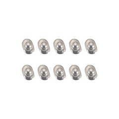 Dental High Quality Stainless Steel Lingual Button Bondable Elliptical Mesh Base