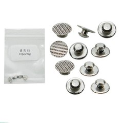 1-10Packs Dental Orthodontic Bondable Lingual Buttons Round/Rectangular Base