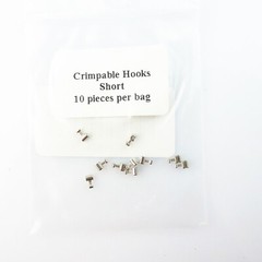 Dental Orthodontic Crimpable Hook Stop Bondable Button Spiral Sliding Double 10/