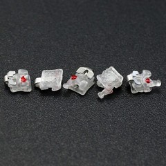 Orthodontic Bracket Self Ligating Ceramic Clear Aesthetic Interactive Roth 0.022