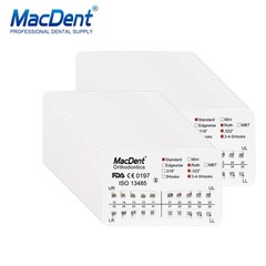 MacDent Dental Orthodontic Brackets Braces Standard Roth.022 Hooks 3-4-5 FDA