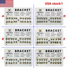 10Bags Dental Orthodontic Brackets Braces Mini Standard Slot.022 No/3 /345 Hooks