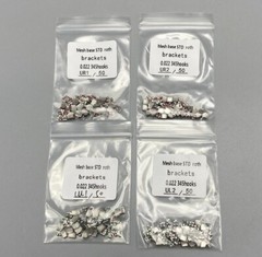 50pcs Dental Orthodontic Brackets metal Braces Standard Roth Slot 022 345 hooks