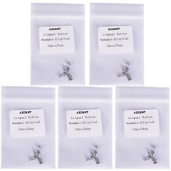 AZDENT Dental Orthodontic Lingual Buttons Bondable Round Base 8Models 10pcs/pack