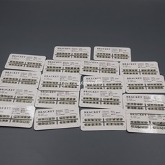 10 Packs Dental Orthodontic Metal Brackets Braces Mini/Standard 018/022Slot Hook