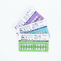2 x Kits J&J Ortho BRILLA™ Dental Orthodontic Metal Bracket