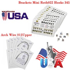 10Packs Orthodontic Dental Arch Wire Niti Round /Brackets Braces MBT/Roth ty