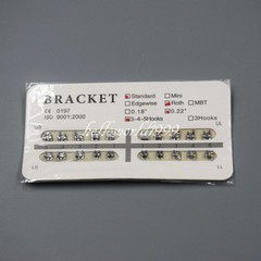 5Pack Dental Orthodontic Brackets Braces Metal Standard Roth 0.22”Slot 345 Hook