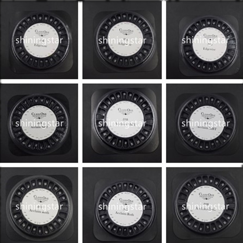 10 Sets Dental Orthodontic ClassOne Ceramic Bracket Braces Roth 022 345 Hooks