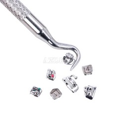 AZDENT Dental Orthodontic Self-Ligating Brackets Braces Roth MBT.022 Hooks 345