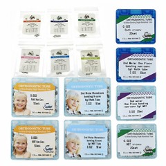 Dental Orthodontic Buccal Tube Single 1st 2nd Molar Roth MBT 022 018 Bondable
