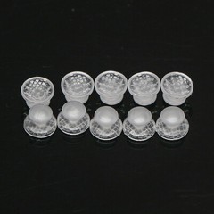Orthodontic Dental Bondable Clear Ceramic Lingual Buttons Base Round/Rectangular