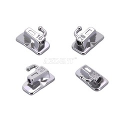 AZDENT Dental Orthodontic Brackets Self-Ligating MIM Mini MBT.022 Hooks 345 USA