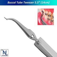 INSTUMAX Buccal Tube Tweezers 5.5″ – Professional Ortho Forceps Dentist Clinics