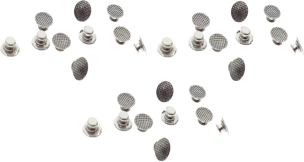30 Pcs New Dental Lingual Buttons Round Base Orthodontic Dental Dentist (12D)