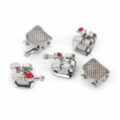Dental Orthodontic Brackets Braces Metal +Arch Wire Super Elastic Niti 014Lower