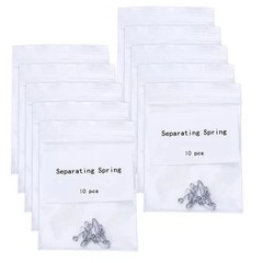 10 Pcs Dental Orthodontic Self-Locking Separating Springs0.5mm Separating Teeth