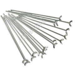 20Pcs Dental Ball Retainer J Clasp Oblique Clasps Bars Y-Type Scheu Style ⌀0.9mm