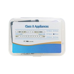 Orthodontic Class II Carriere Appliance Distalizer Kit Corrector Bondable Rubber