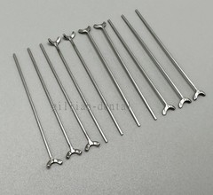 10*Dental Ball Retainer J Clasp Oblique Clasps Bars Y-Type Scheu 0.8/0.9/1.0mm