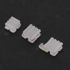 10 X Dental Orthodontics Ceramic Brackets Braces 5/5 MBT .022 3 4 5 hooks
